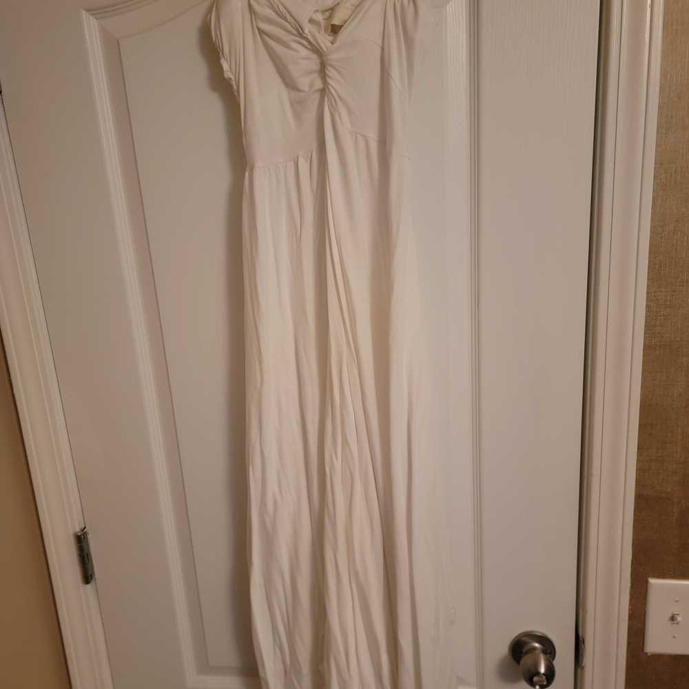 Victoria's Secret Strapless Cream Dress